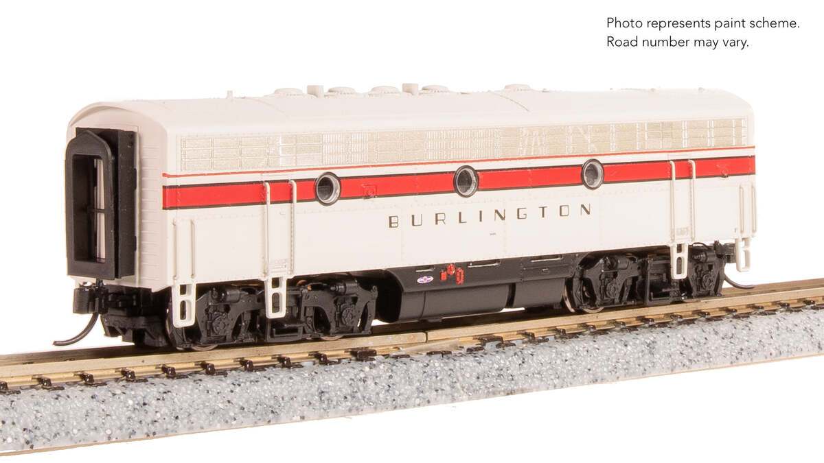 Broadway Limited 9280 N CBQ EMD F7B Diesel Locomotive No-Sound/DCC-Ready #169B