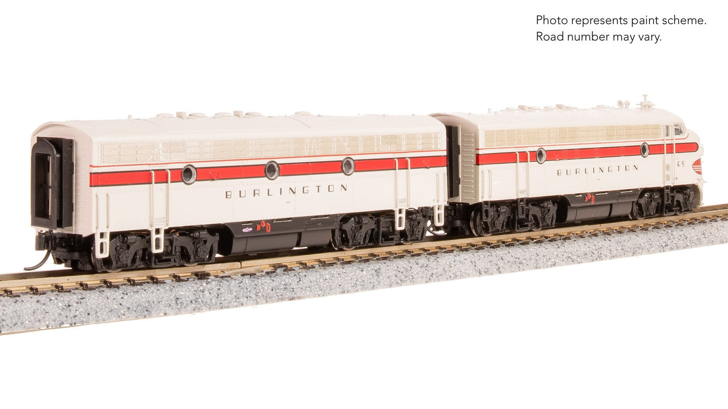 Broadway Limited 9279 N CBQ EMD F7A Diesel Locomotive No-Sound/DCC-Ready #169A
