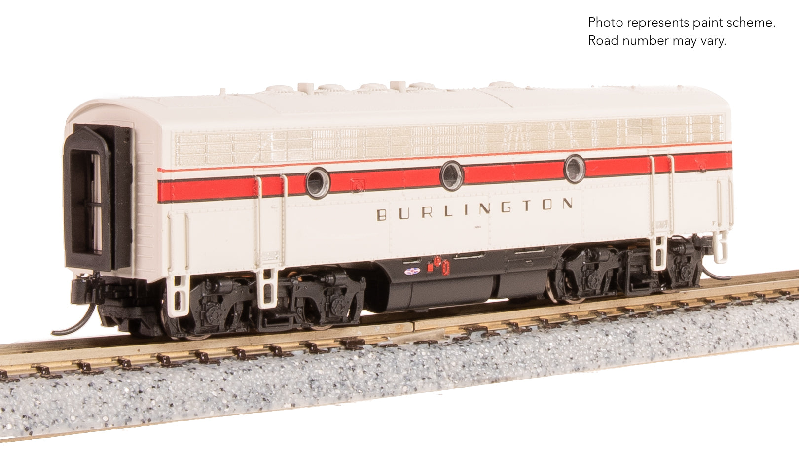 Broadway Limited 9279 N CBQ EMD F7A Diesel Locomotive No-Sound/DCC-Ready #169A
