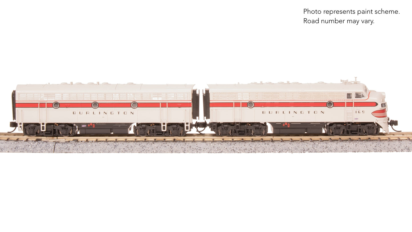 Broadway Limited 9279 N CBQ EMD F7A Diesel Locomotive No-Sound/DCC-Ready #169A
