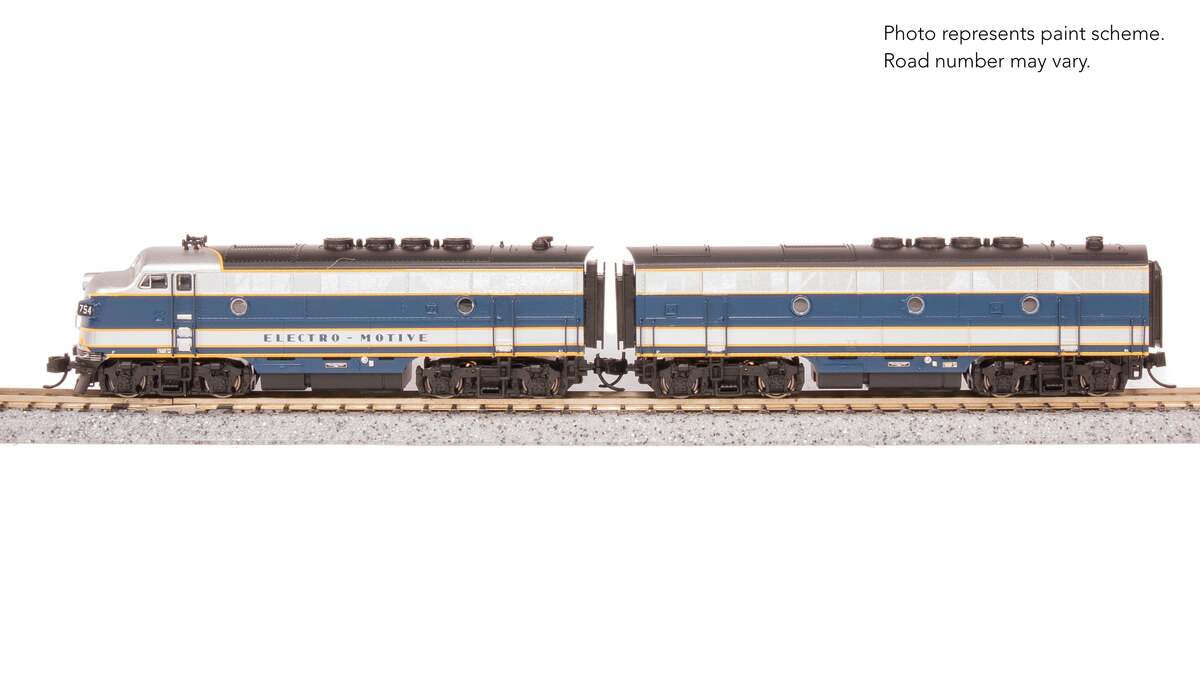 Broadway Limited 9225 N Demo EMD F3B Diesel Locomotive No-Sound/DCC-Ready #754B1