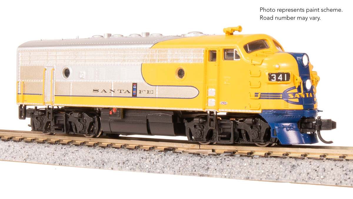 Broadway Limited 9277 N ATSF EMD F7A Diesel Locomotive No-Sound/DCC-Ready #344