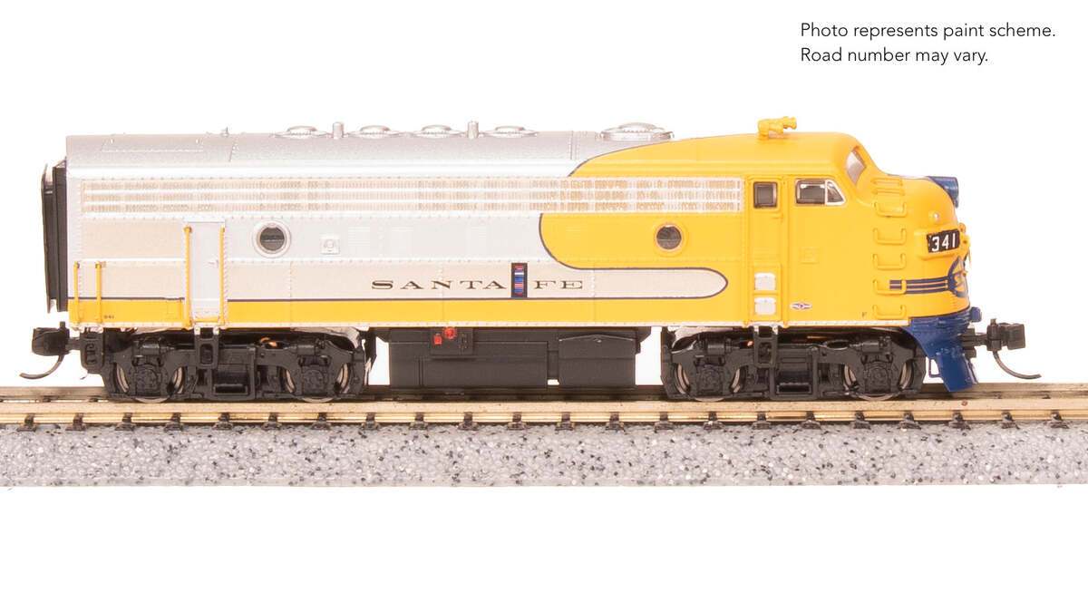 Broadway Limited 9277 N ATSF EMD F7A Diesel Locomotive No-Sound/DCC-Ready #344