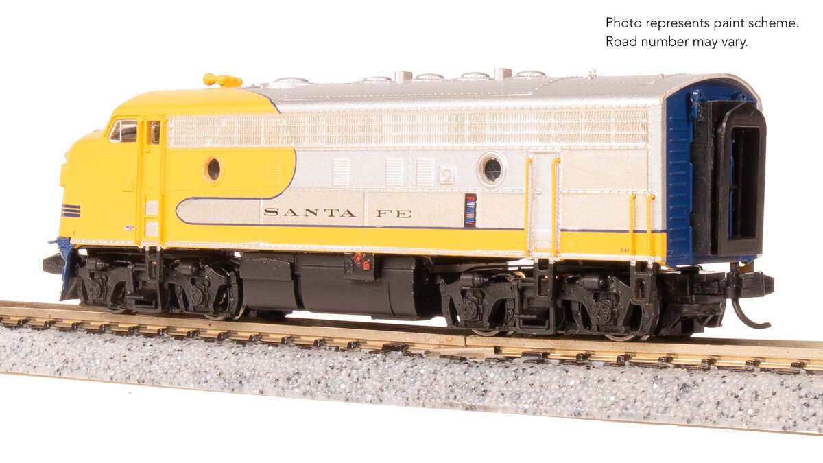 Broadway Limited 9277 N ATSF EMD F7A Diesel Locomotive No-Sound/DCC-Ready #344