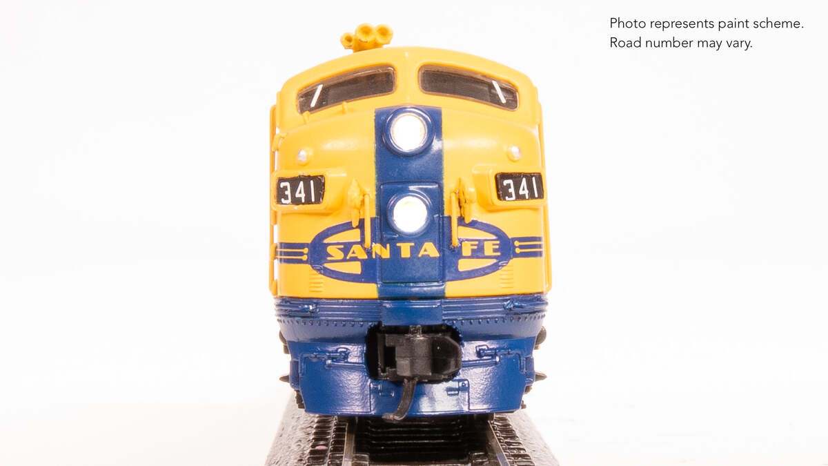 Broadway Limited 9277 N ATSF EMD F7A Diesel Locomotive No-Sound/DCC-Ready #344