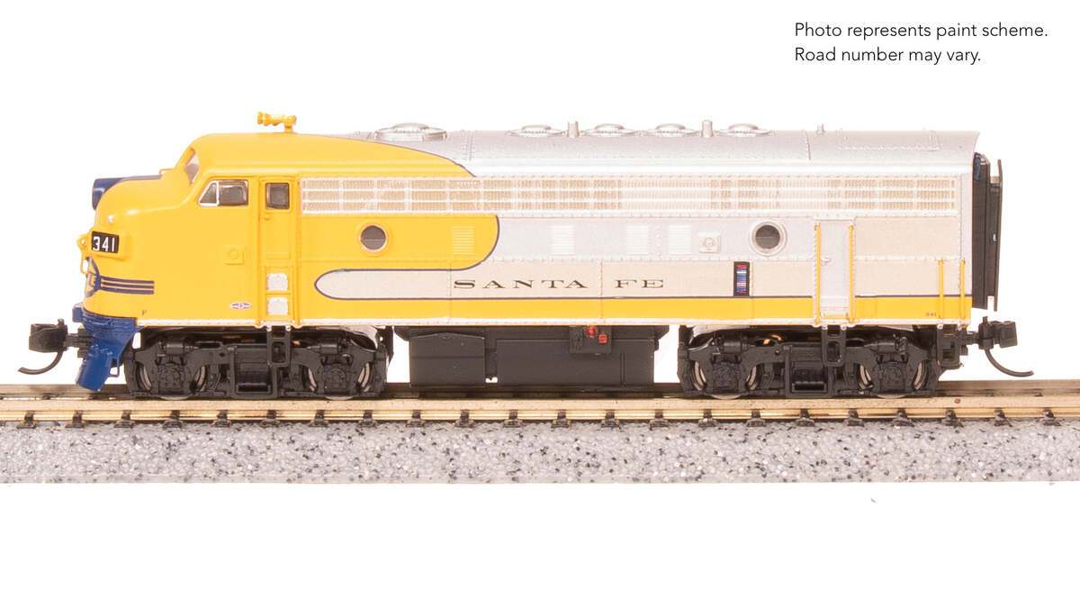 Broadway Limited 9277 N ATSF EMD F7A Diesel Locomotive No-Sound/DCC-Ready #344
