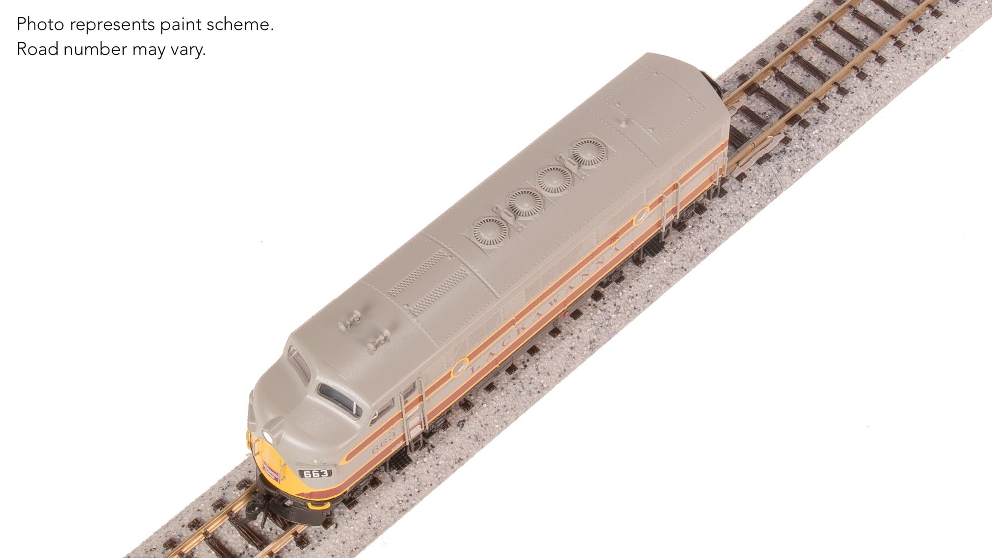 Broadway Limited 9226 N DLW EMD F3A Diesel Locomotive No-Sound/DCC-Ready #663