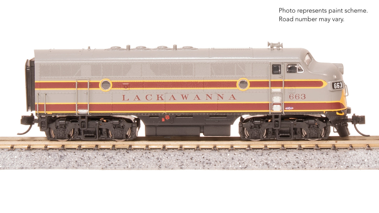 Broadway Limited 9226 N DLW EMD F3A Diesel Locomotive No-Sound/DCC-Ready #663