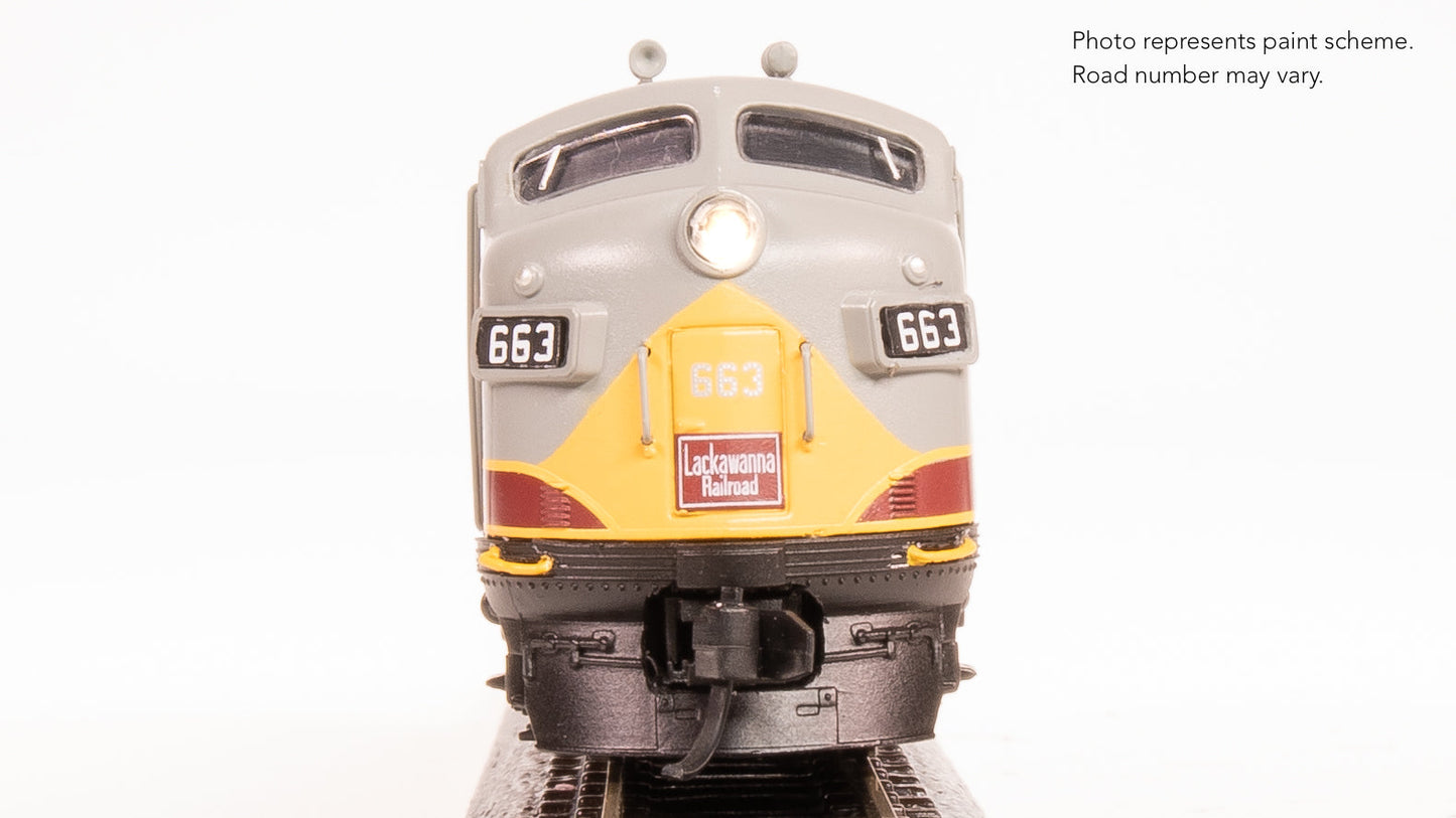 Broadway Limited 9226 N DLW EMD F3A Diesel Locomotive No-Sound/DCC-Ready #663