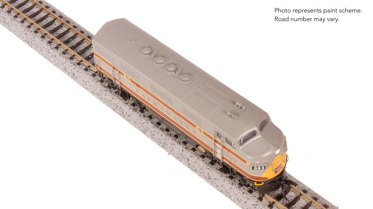 Broadway Limited 9208 N DLW EMD F3A Diesel Locomotive with Sound/DC/DCC #664