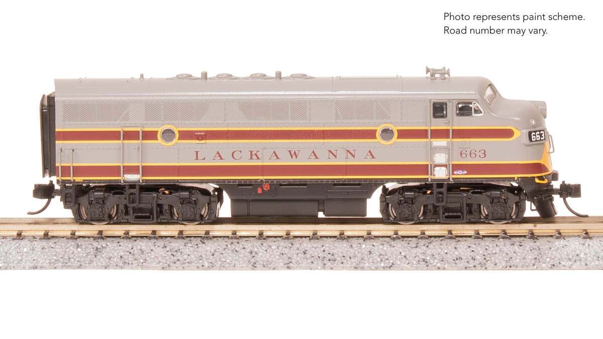 Broadway Limited 9208 N DLW EMD F3A Diesel Locomotive with Sound/DC/DCC #664