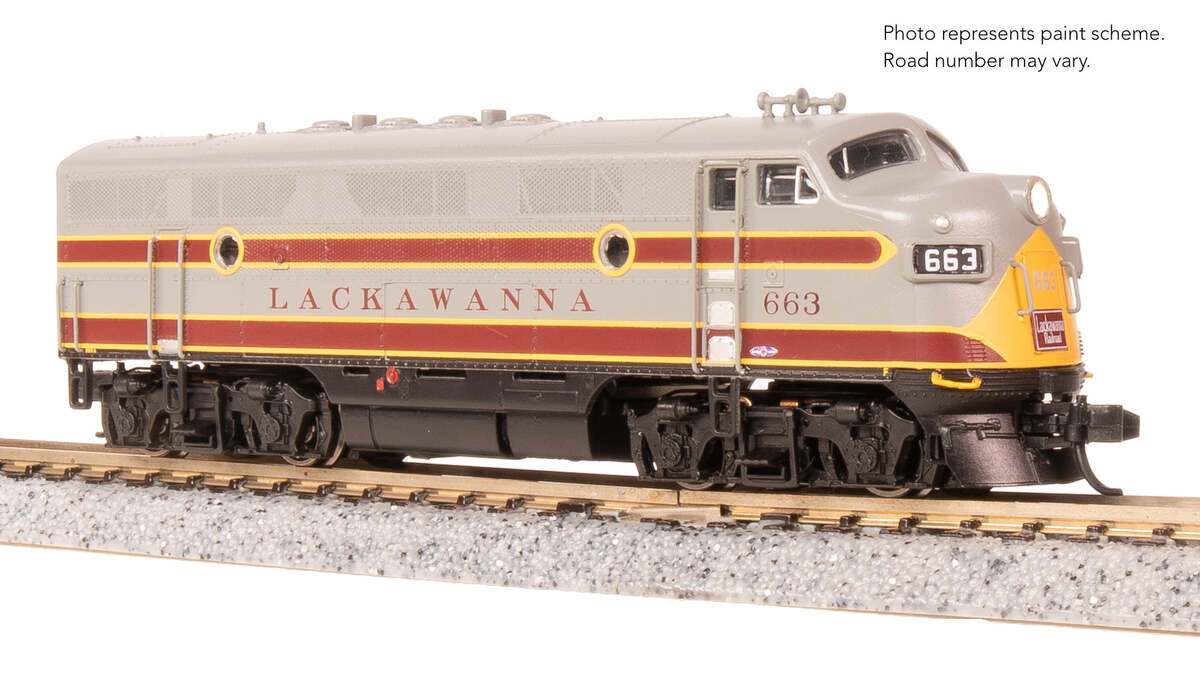 Broadway Limited 9208 N DLW EMD F3A Diesel Locomotive with Sound/DC/DCC #664