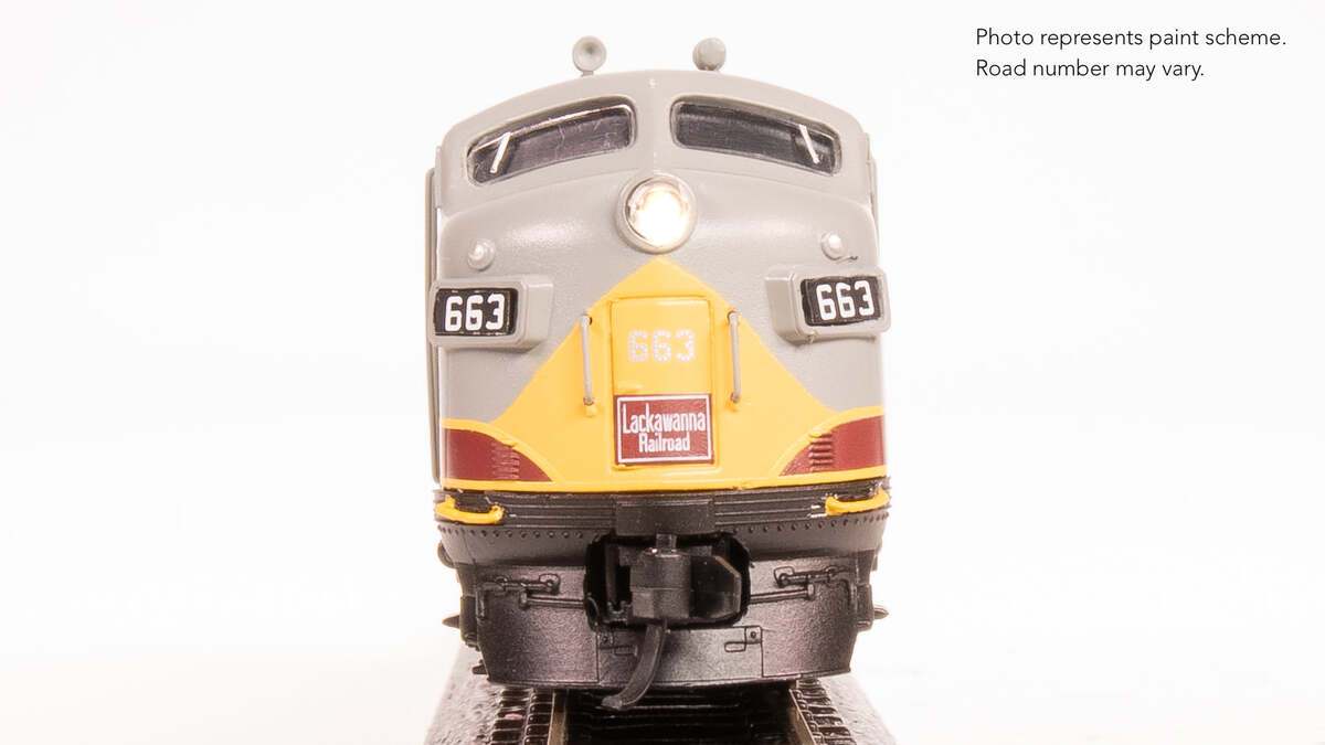 Broadway Limited 9208 N DLW EMD F3A Diesel Locomotive with Sound/DC/DCC #664