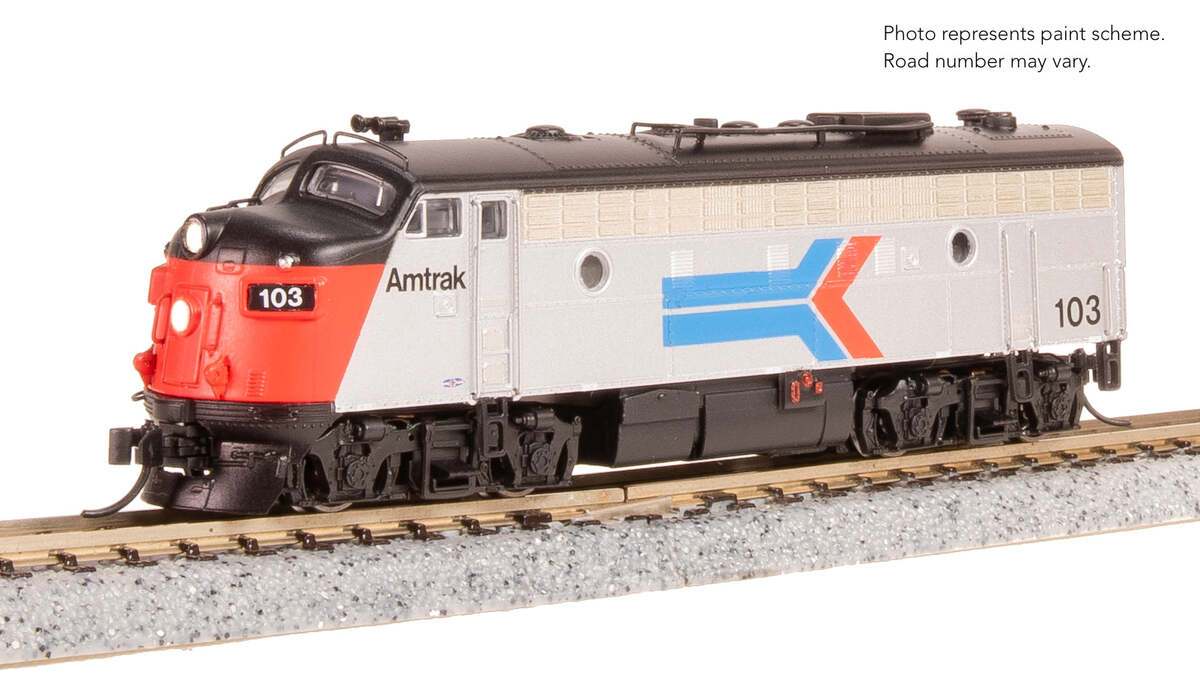 Broadway Limited 9241 N AMTK Ph. I EMD F7A Diesel Loco w/ Sound/DC/DCC #105