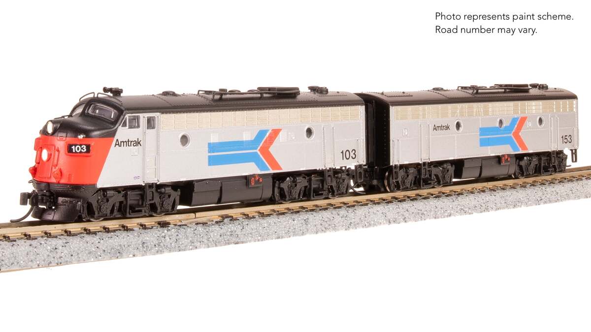 Broadway Limited 9241 N AMTK Ph. I EMD F7A Diesel Loco w/ Sound/DC/DCC #105