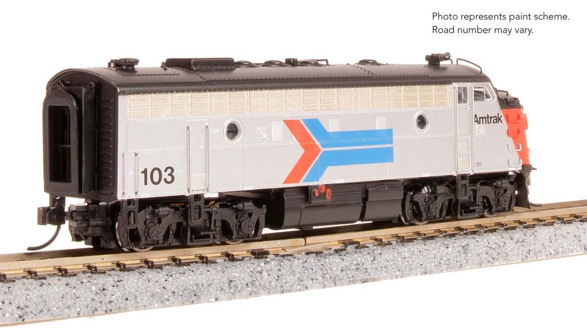 Broadway Limited 9241 N AMTK Ph. I EMD F7A Diesel Loco w/ Sound/DC/DCC #105