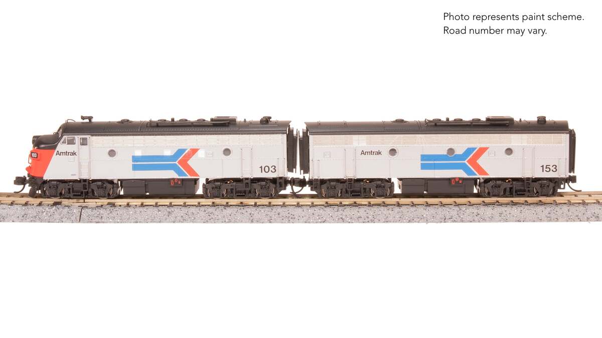 Broadway Limited 9241 N AMTK Ph. I EMD F7A Diesel Loco w/ Sound/DC/DCC #105