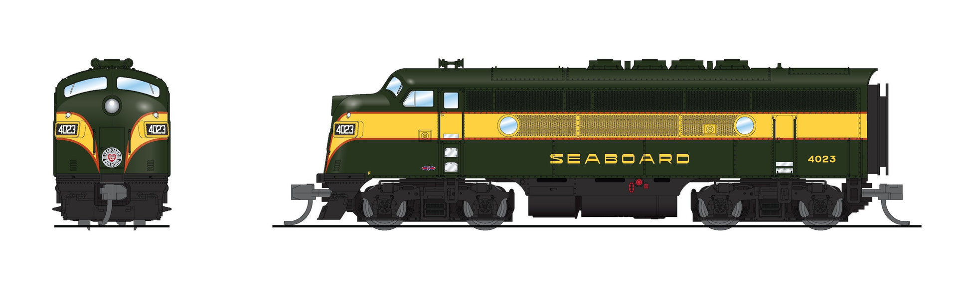 Broadway Limited 9212 N SAL EMD F3A Diesel Locomotive with Sound/DC/DCC #4028
