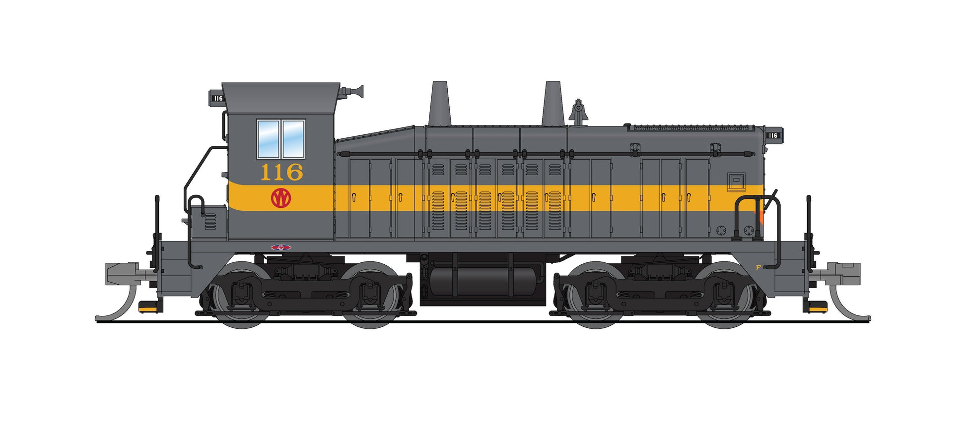 Broadway Limited 9309 N NYO&W NW2 Diesel Switcher Sound/DC/DCC #123