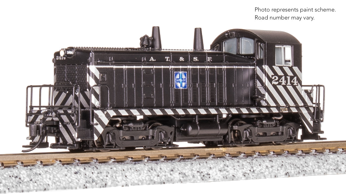 Broadway Limited 9300 N ATSF EMD NW2 Switcher Locomotive Sound/DC/DCC #2414