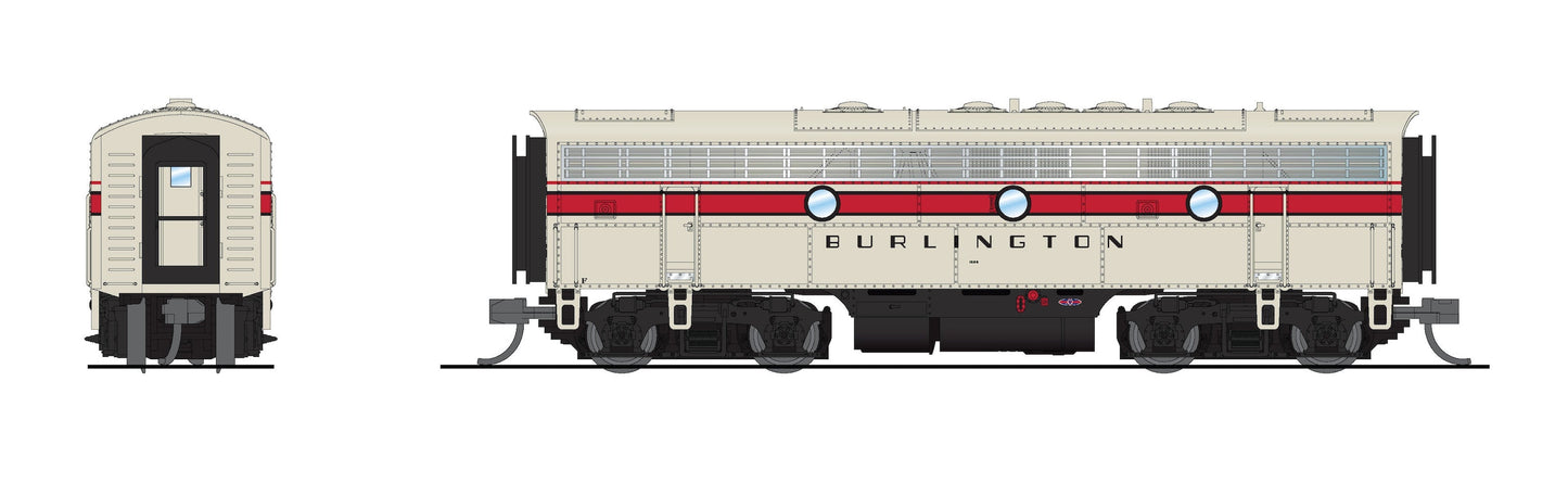 Broadway Limited 9246 N CBQ EMD F7 AB Diesel Locomotive #169A, #169B