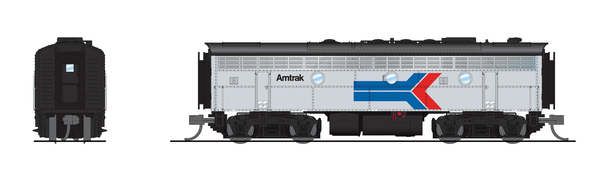 Broadway Limited 9240 N Amtrak Phase I EMD F7 AB Diesel Locomotive #103, #153