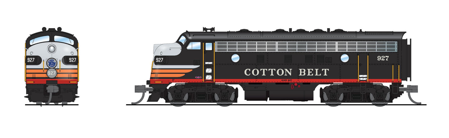 Broadway Limited 9250 N Cotton Belt EMD F7AB Diesel Locomotive #927, #928