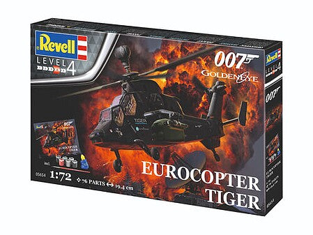 Revell of Germany 05654 1:72 007 Goldeneye Eurocopter Tiger Helicopter Kit
