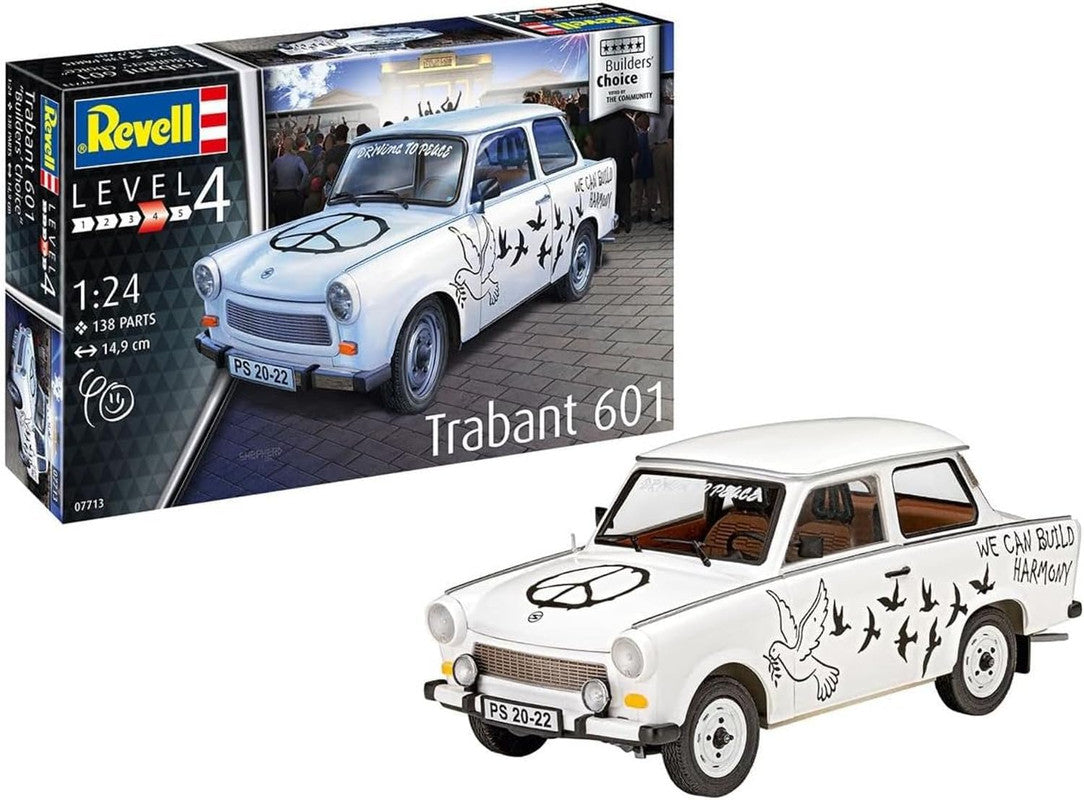 Revell of Germany 07713 1:24 Trabant 601S "Builder's Choice" Car Plastic Kit