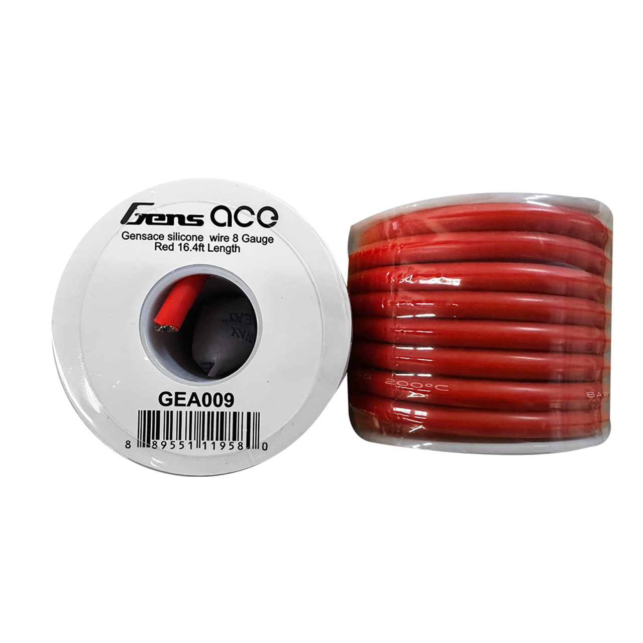 Gens Ace GEA009 16.4' Red 8 Gauge Silicone Wire