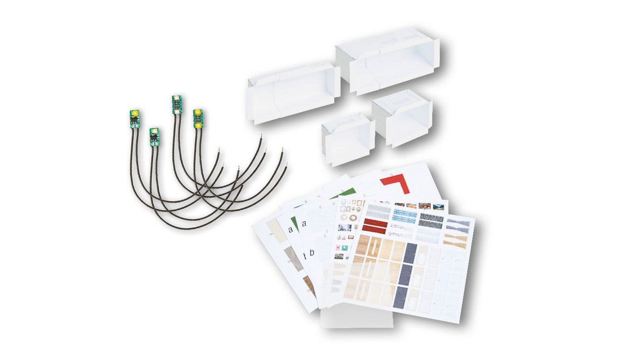 Noch 51250 HO Micro-Rooms LED Building Lighting Kit