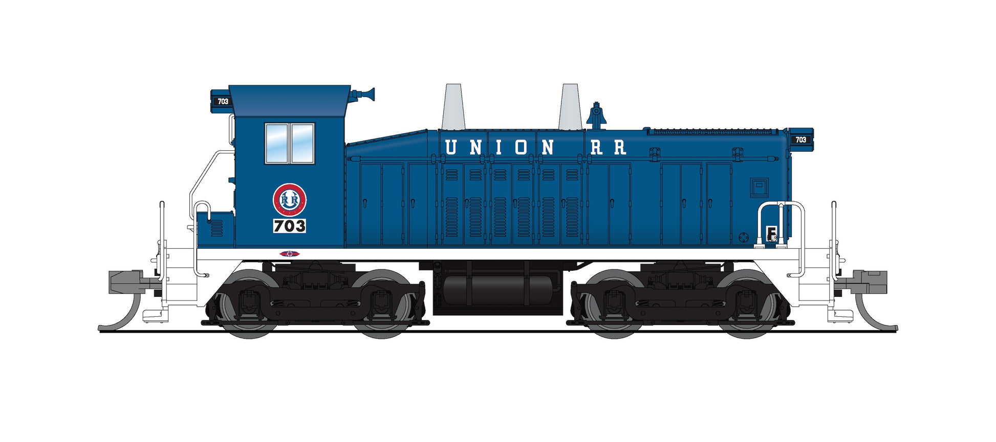 Broadway Limited 9352 N Union RR SW7 Diesel Switcher Sound/DC/DCC #703