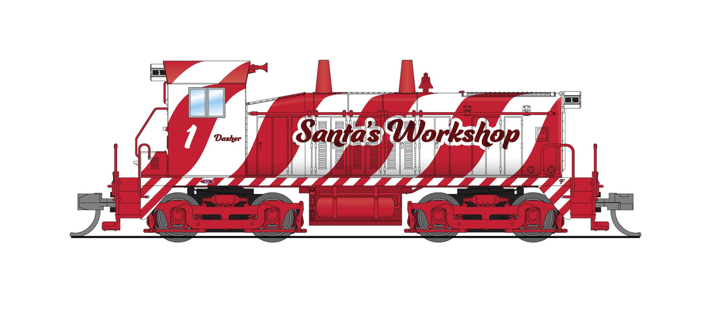Broadway Limited 9354 N Santa's Workshop SW7 Diesel Switcher Sound/DC/DCC #1