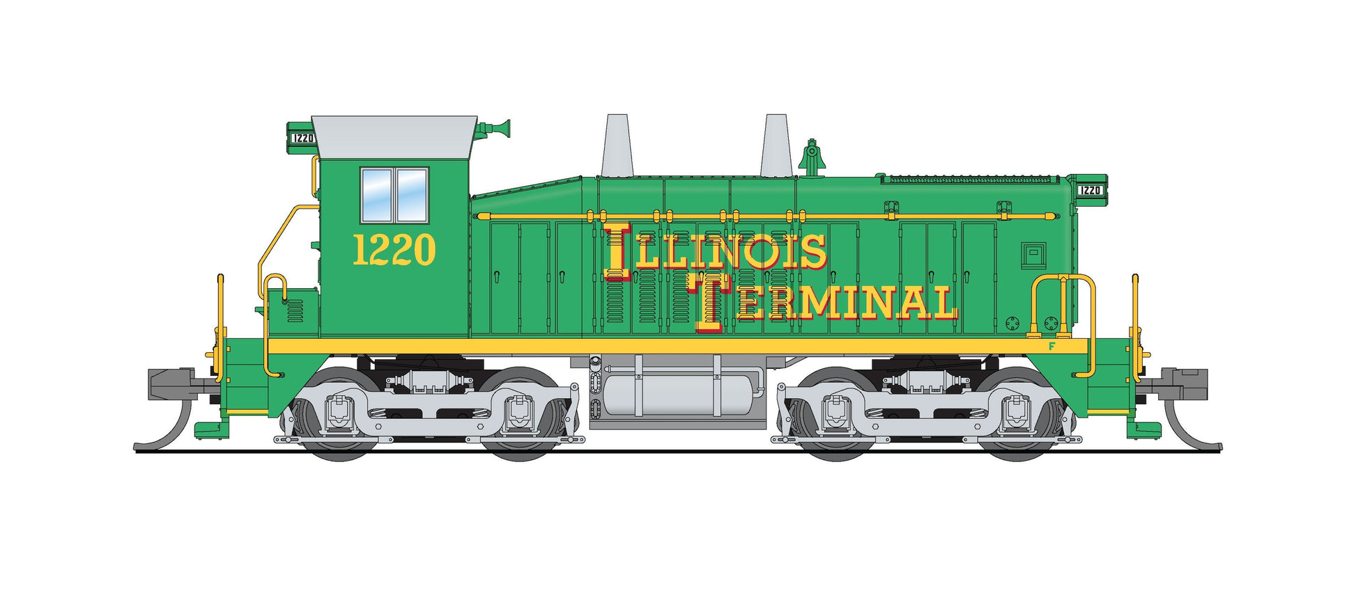 Broadway Limited 9365 N ITC HT Exclusive SW7 Diesel Switcher Sound/DC/DCC #1221
