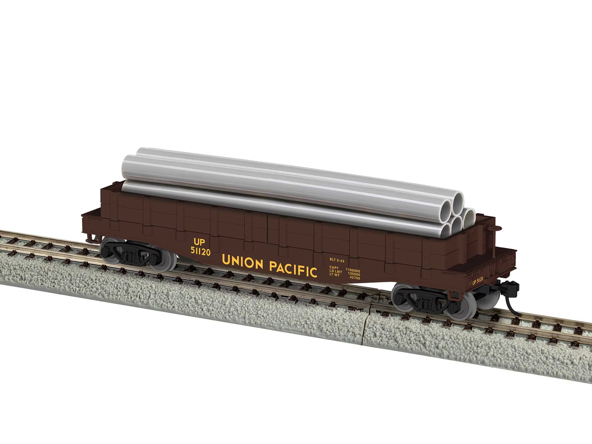 Lionel 2454120 HO Union Pacific Gondola with Pipe Load