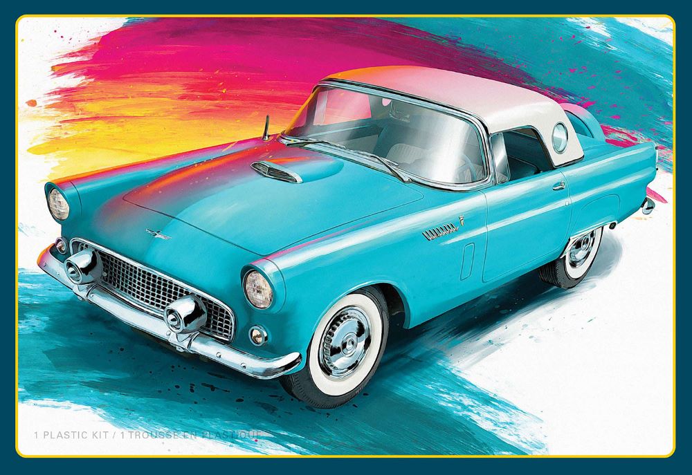 AMT 1449M 1:25 1956 Ford Thunderbird Hardtop Car Plastic Model Kit