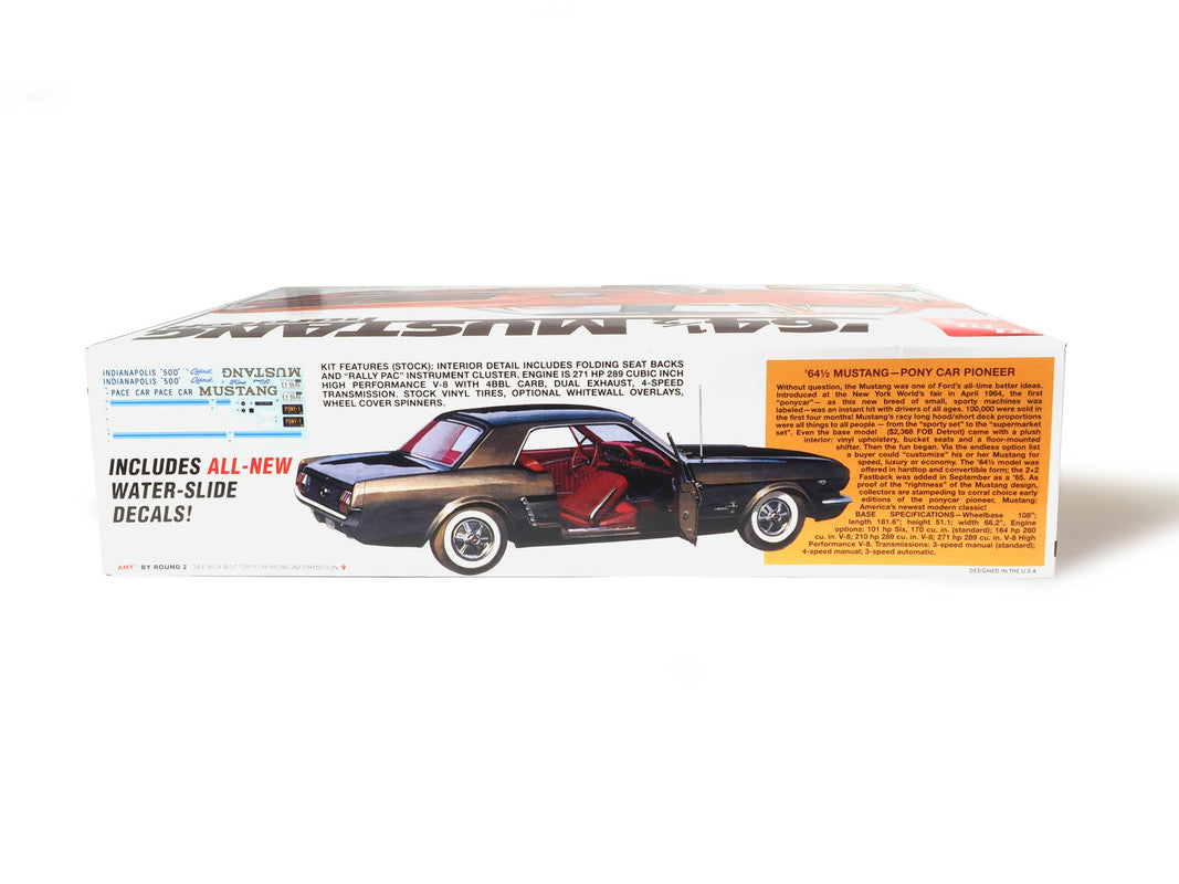 AMT 1461 1:16 1964.5 Ford Mustang Coupe 60th Anniversary Plastic Model Kit
