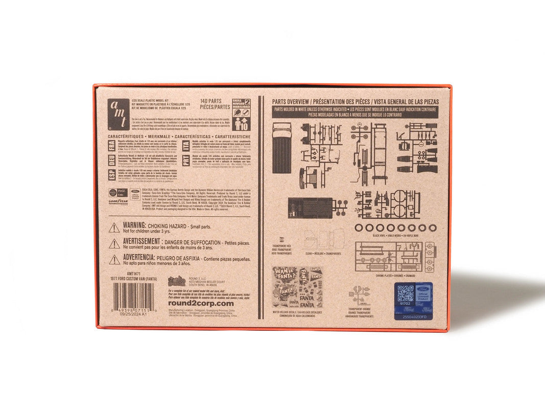 AMT 1471 1:25 1977 Ford Custom Van Fanta Plastic Model Kit