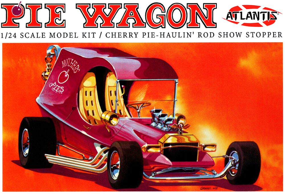 Atlantis Models M6738 1:24 Tom Daniel Pie Wagon Plastic Model Kit