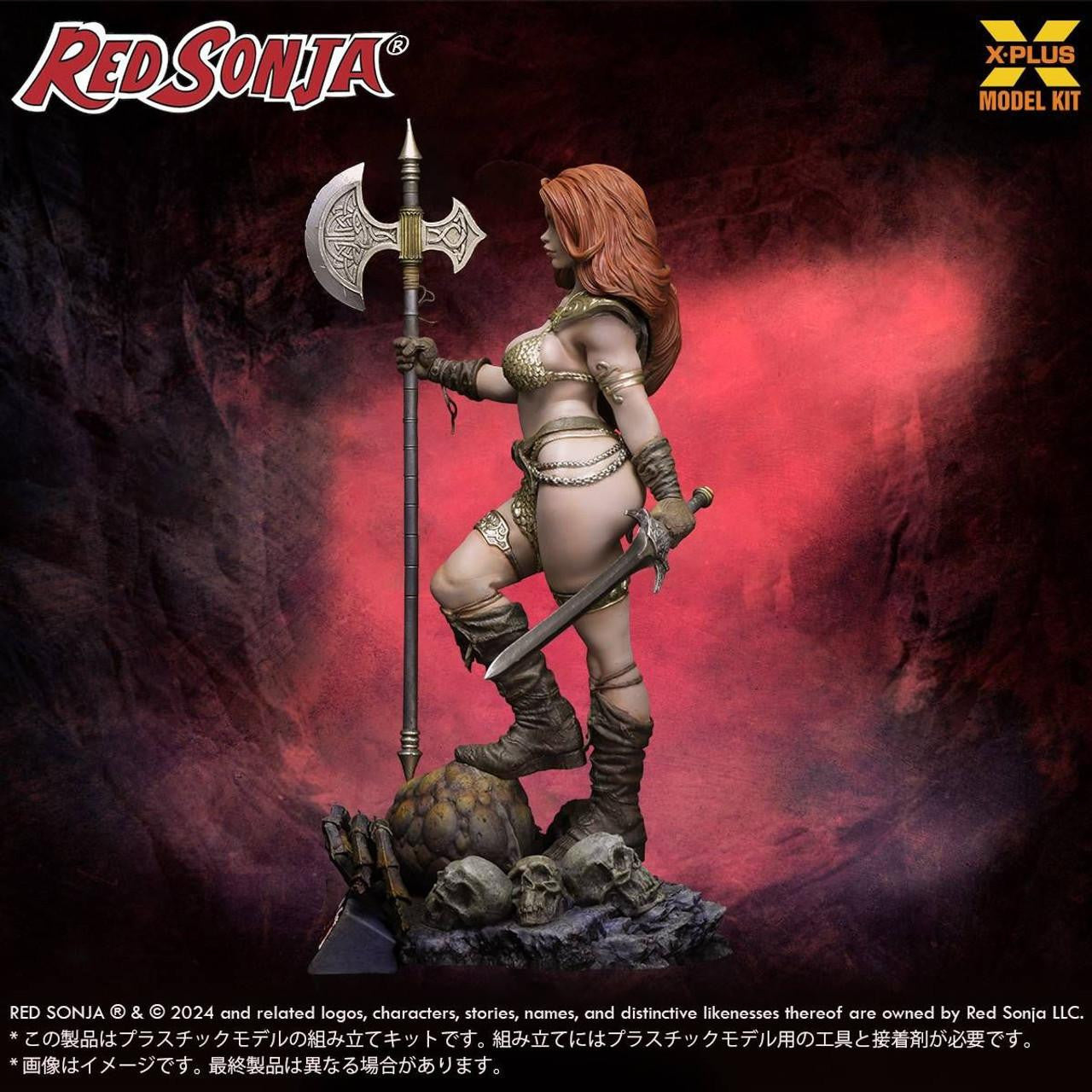 X-Plus Model Kit 200265 1:8 Red Sonja Plastic Model Kit