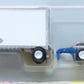 Athearn 91141 HO Motor Cargo Freightliner COE Sleeper w/Two 28'' Wedge Trailers