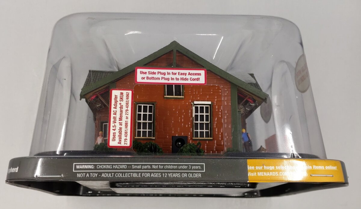 Menards 279-5041 HO Gauge Menardsville Illuminated Train Station