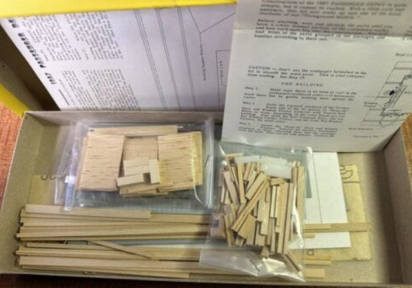 California Model Co 502B HO Scale 1887 Passenger Depot Building Kit