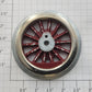 Lionel 400E-95 Red Spoked 2-3/4" Std. Gauge Steam Loco Plain Wheel (4-40 Thread)