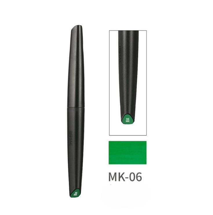 Dspiae MK-06 Green Eco-friendly Water-based Soft Head Marker