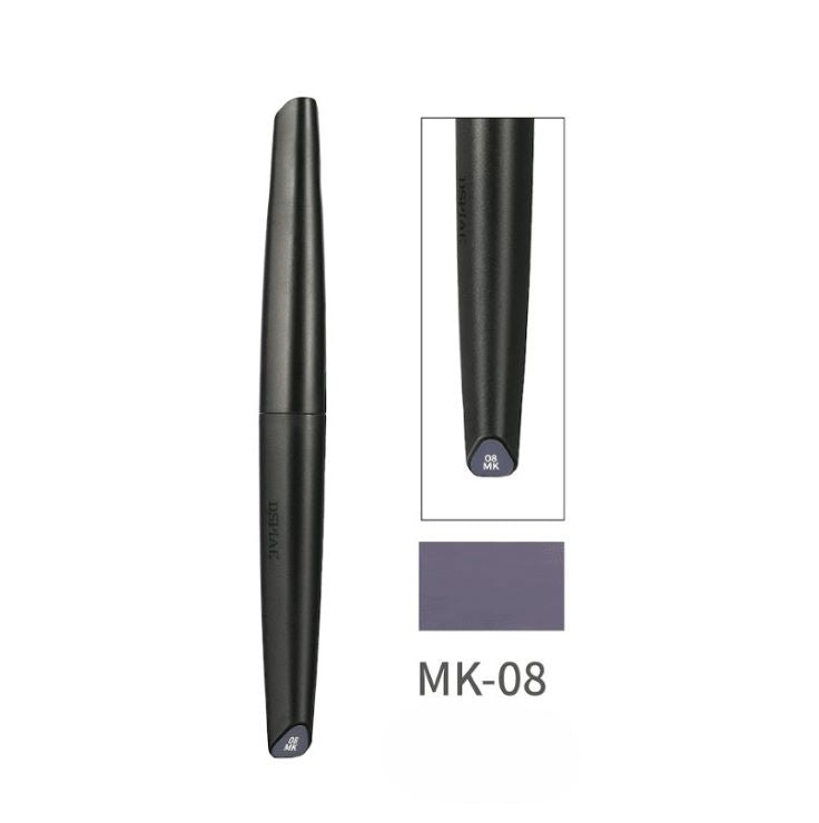 Dspiae MK-08 Mecha Grey Eco-friendly Water-based Soft Head Marker