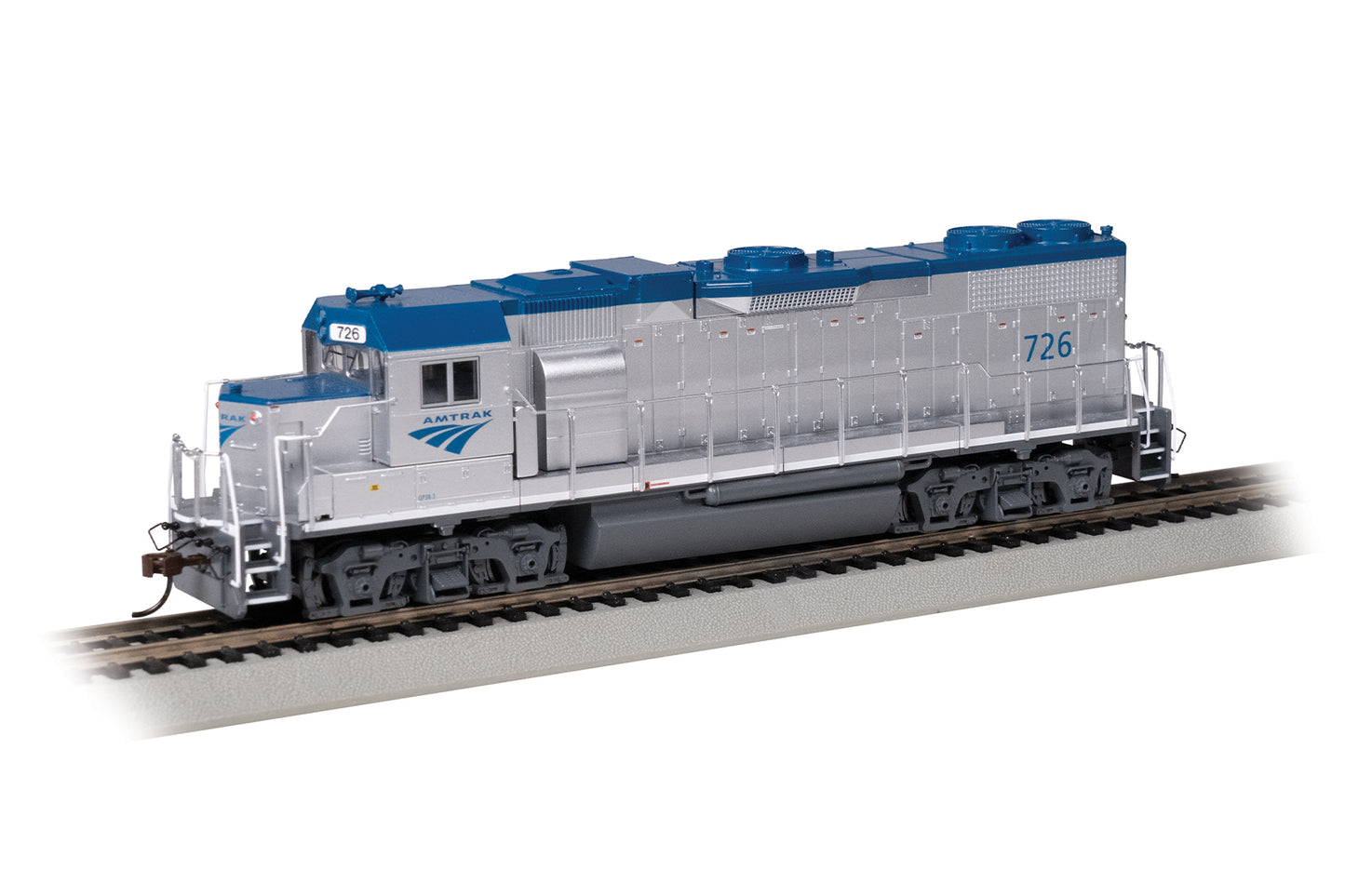 Bachmann 61723 HO Amtrak GP38-2 Diesel Locomotive with DCC #726