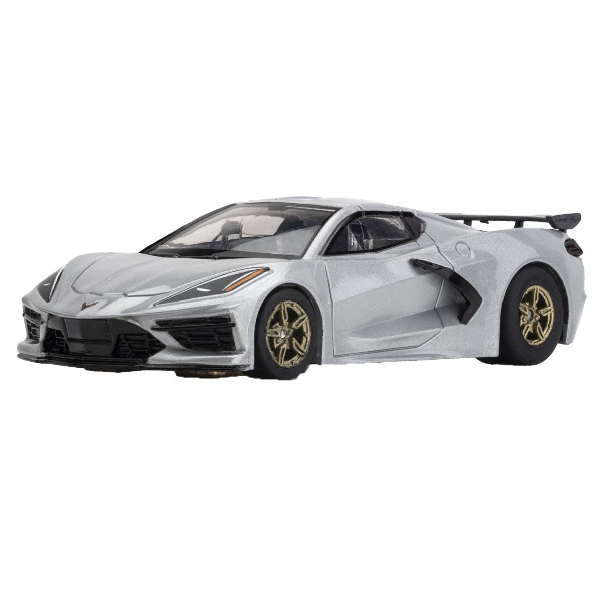 AFX 22095 1:64 Silver Corvette C8 Riptide Slot Car