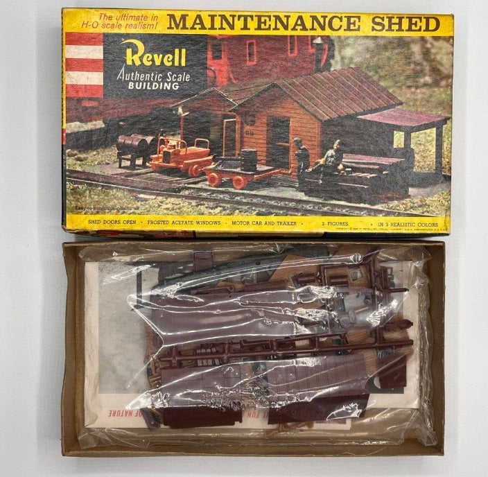 Revell T-9022 HO Scale Maintenance Shed Building Kit