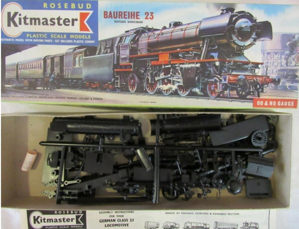 Rosebud Kitmaster 19 HO and OO Baureihe 23 Deutsche Bundesbahn Kit